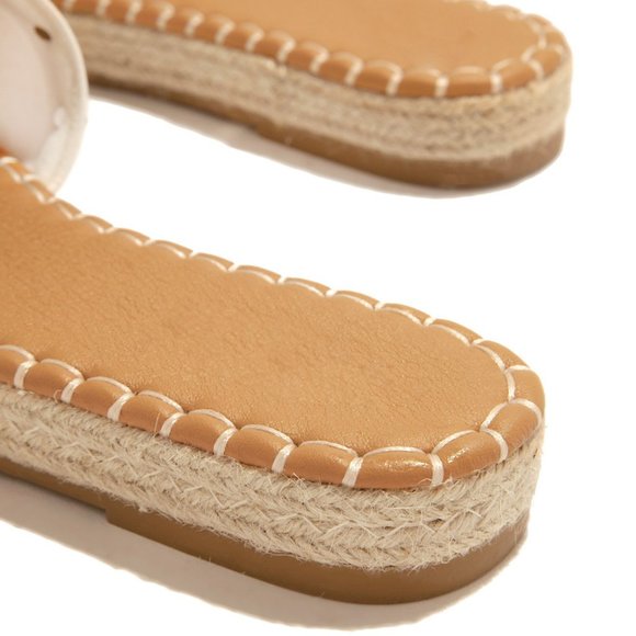 NEW🔥Pyramid Stud Espadrille Platform Slide Sandal - Picture 4 of 4